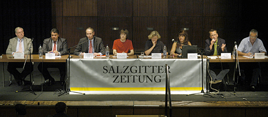 Podiumsdiskussion zur Bundestagswahl 2009 der Salzgitter Zeitung am 11. August